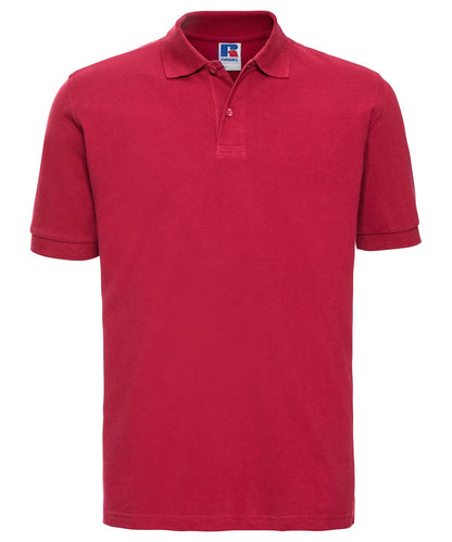 Russell Europe Classic cotton piqu polo J569M - Classic Red - Customisable Polos