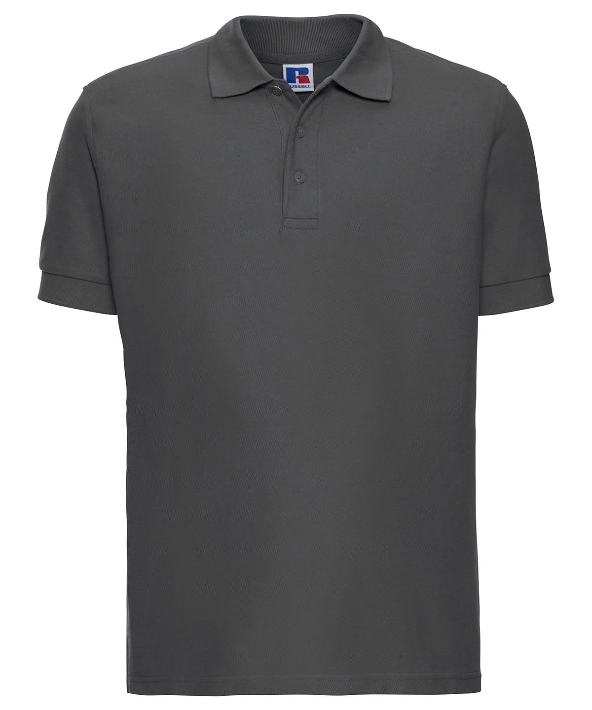 Russell Europe Ultimate classic cotton polo J577M - Titanium - Customisable Polos