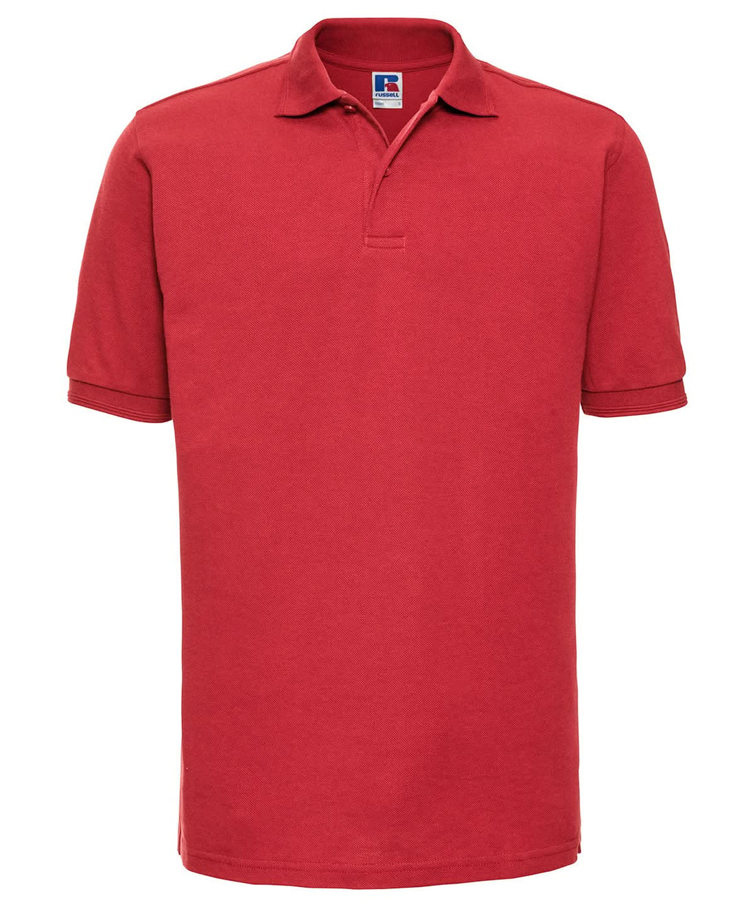 Russell Europe Hard wearing 60C wash polo J599M - Bright Red - Customisable Polos