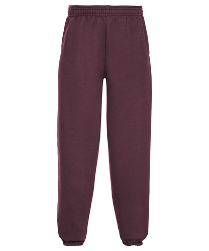 Russell Europe Kids sweatpants J750B - Burgundy - Customisable Sweatpants