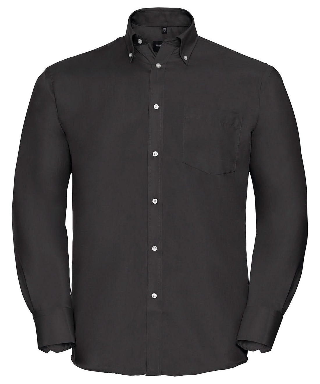 Russell Europe Long sleeve ultimate non iron shirt J956M - Black - Customisable Shirts
