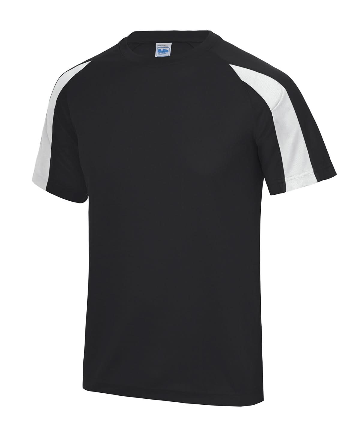 AWDis Just Cool Contrast cool T JC003 - Jet Black Arctic White* - Customisable T-Shirts