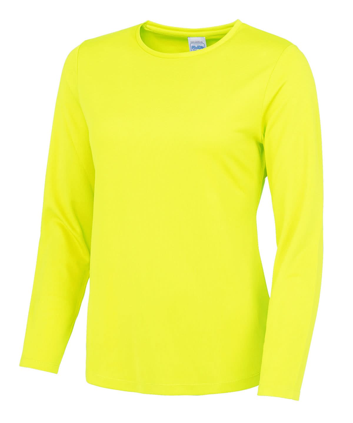 AWDis Just Cool Womens long sleeve cool T JC012 - Electric Yellow - Customisable T-Shirts