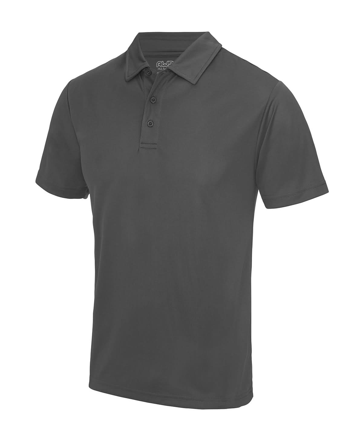 AWDis Just Cool Polo Charcoal JC040 - Charcoal - Customisable Polos
