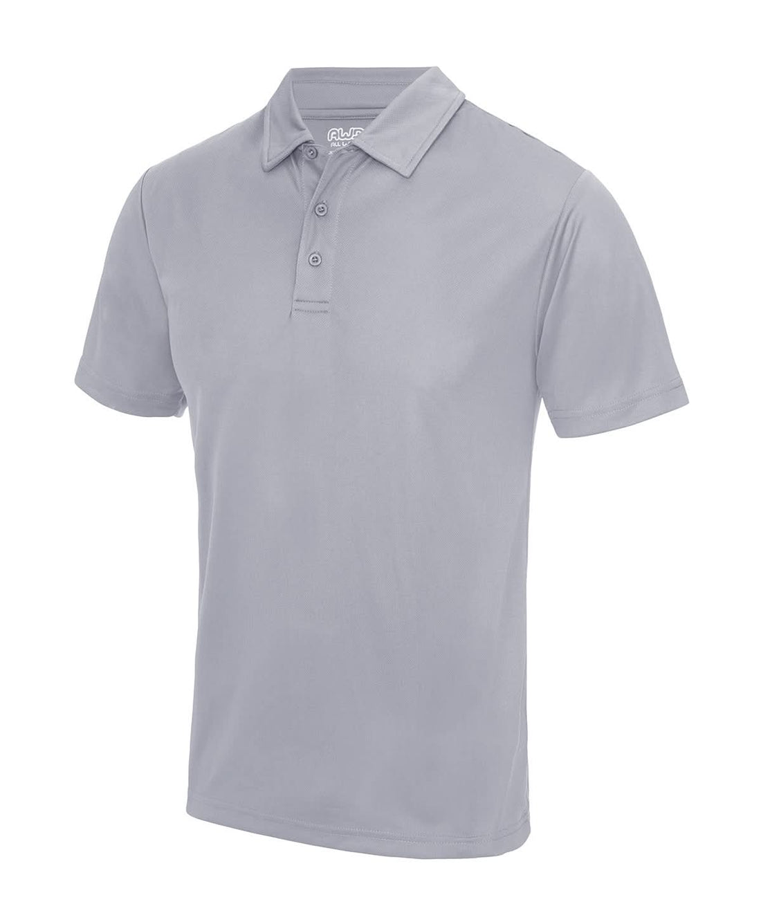 AWDis Just Cool Polo Heather Grey JC040 - Heather Grey - Customisable Polos