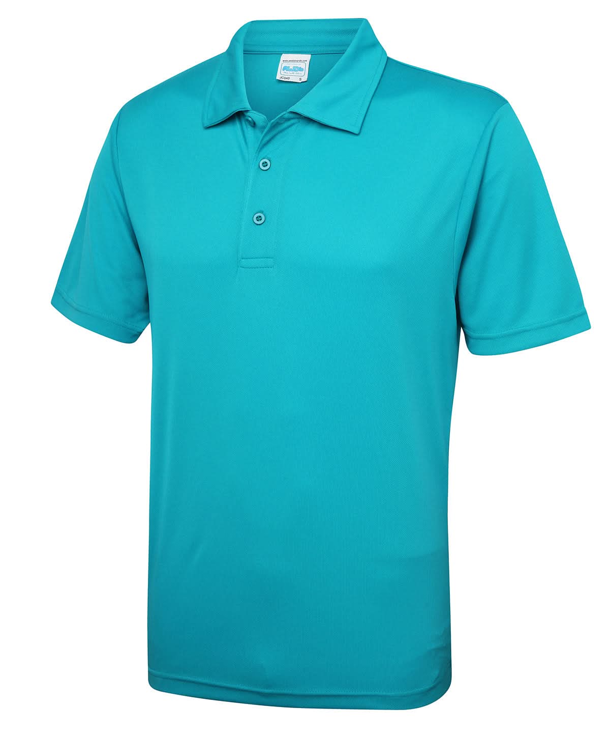 AWDis Just Cool Polo Turquoise Blue JC040 - Turquoise Blue - Customisable Polos