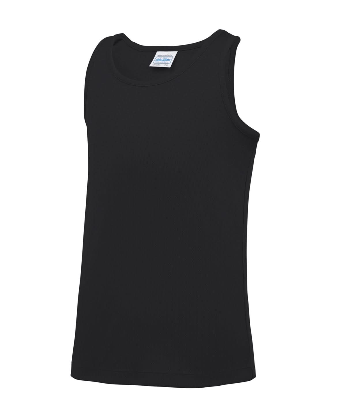 AWDis Just Cool Kids cool vest JC07J - Jet Black - Customisable Kids Vest