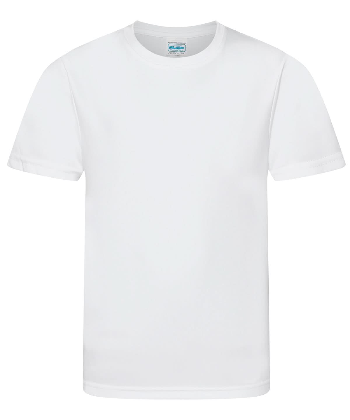 AWDis Just Cool Kids cool smooth T JC20J - Arctic White - Customisable T-Shirts