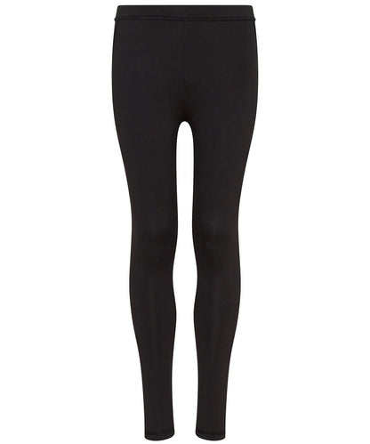 AWDis Just Cool Kids cool athletic pant JC87J - Jet Black - Customisable Leggings