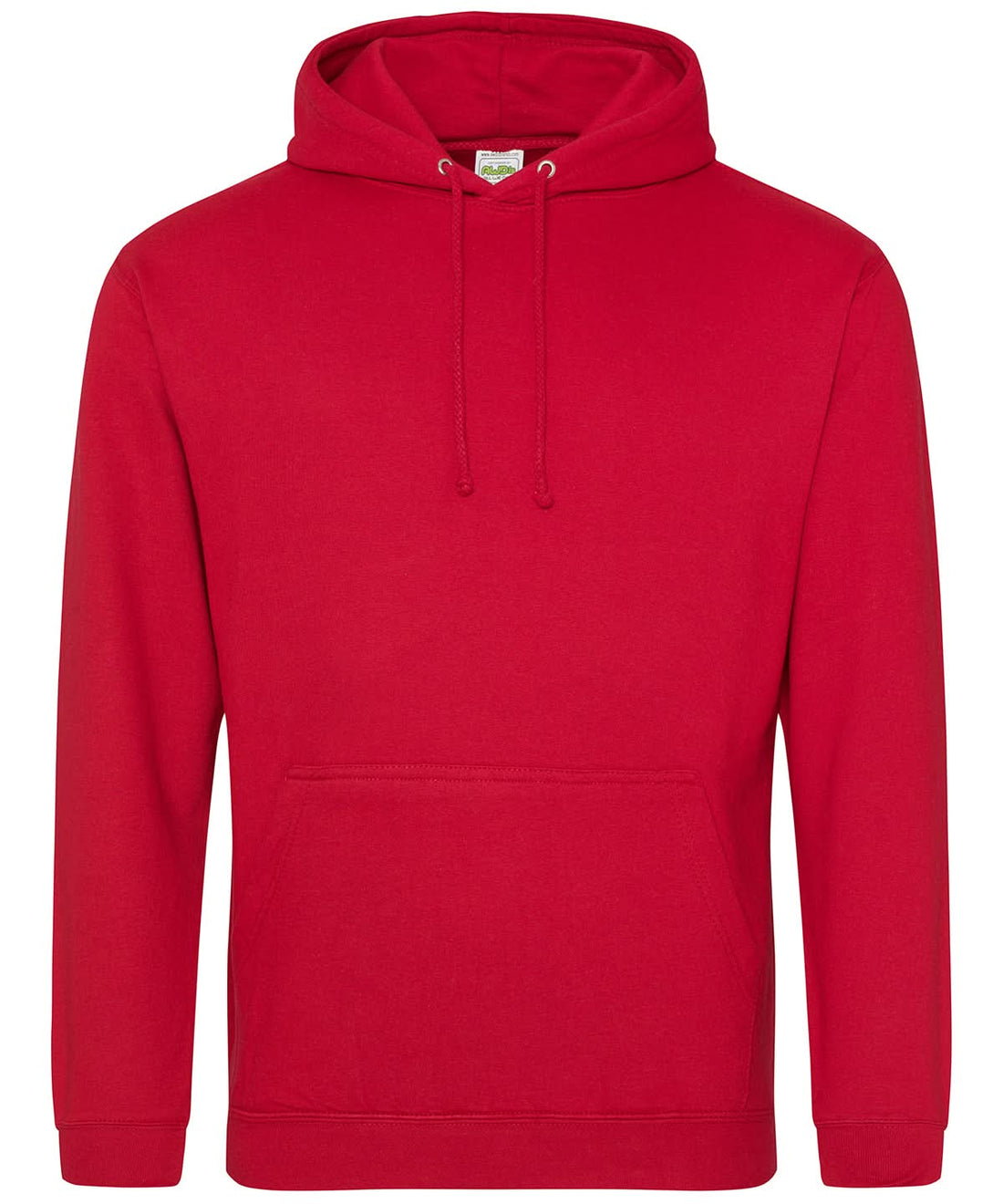 AWDis Just Hoods College Hoodie Fire Red JH001 - Fire Red - Customisable Hoodies
