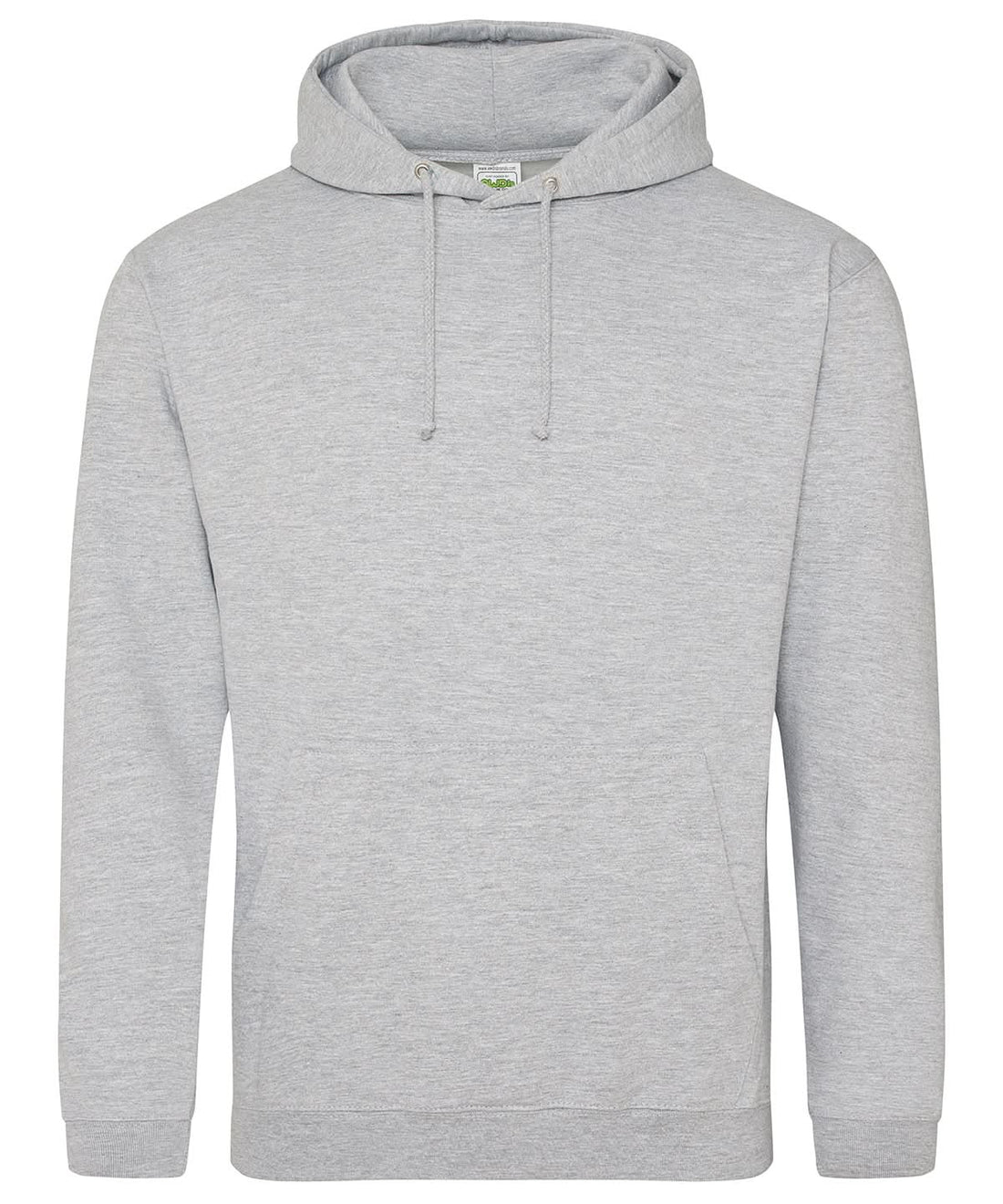 AWDis Just Hoods College Hoodie Heather Grey JH001 - Heather Grey - Customisable Hoodies