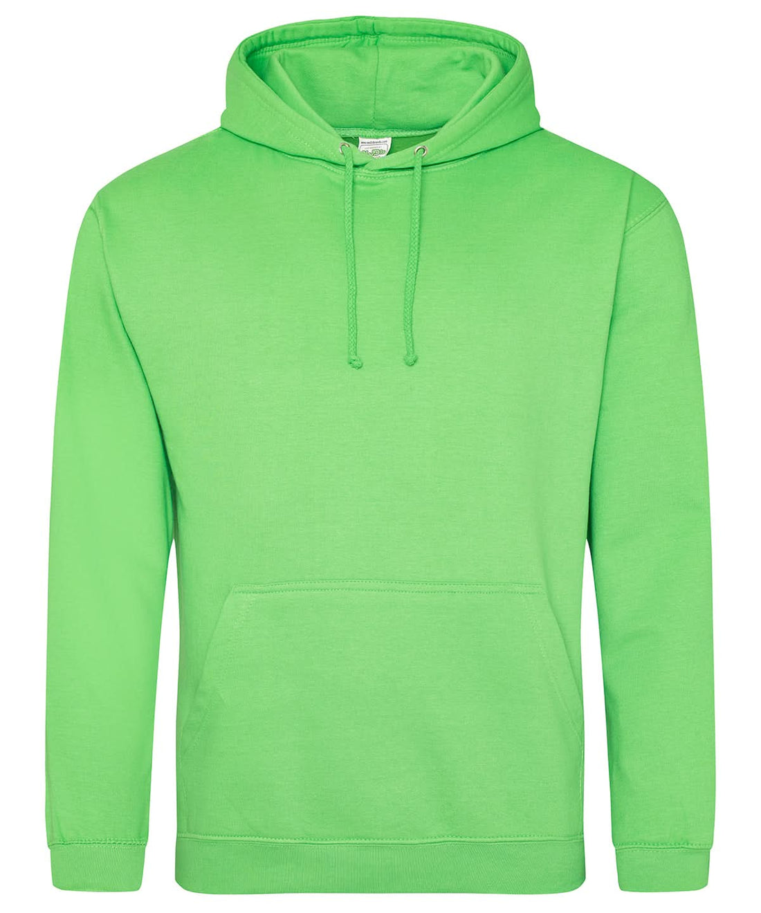 AWDis Just Hoods College Hoodie Lime Green JH001 - Lime Green - Customisable Hoodies