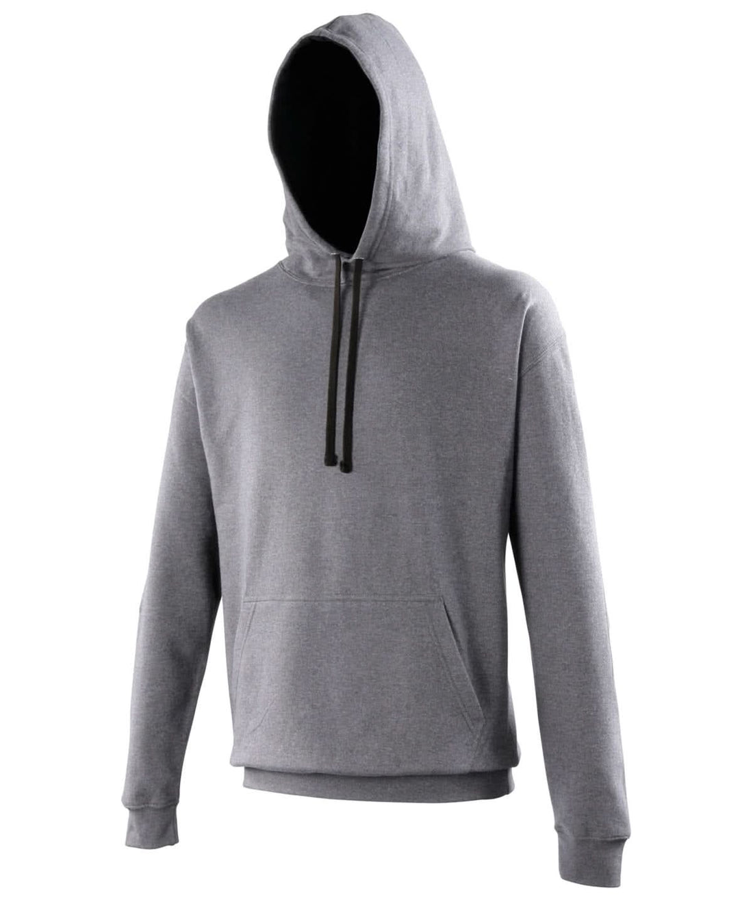 AWDis Just Hoods Varsity Hoodie Charcoaljet Black JH003 - Charcoaljet Black - Customisable Hoodies