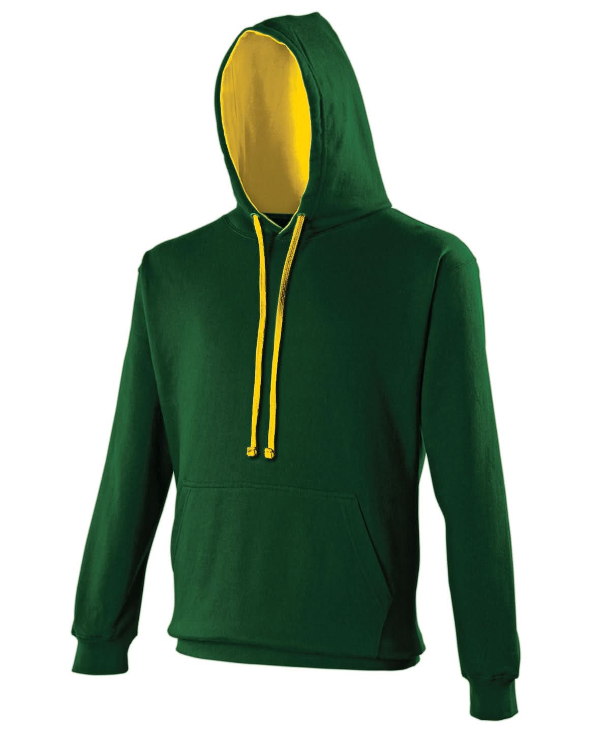 AWDis Just Hoods Varsity Hoodie Forest Greengold JH003 - Forest Greengold - Customisable Hoodies