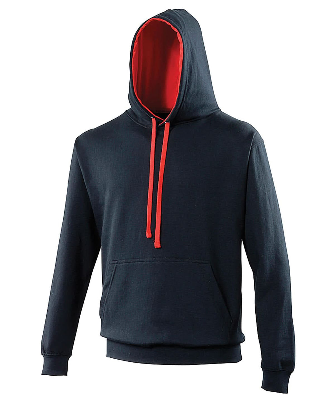 AWDis Just Hoods Varsity Hoodie New French Navyfire Red JH003 - New French Navyfire Red - Customisable Hoodies