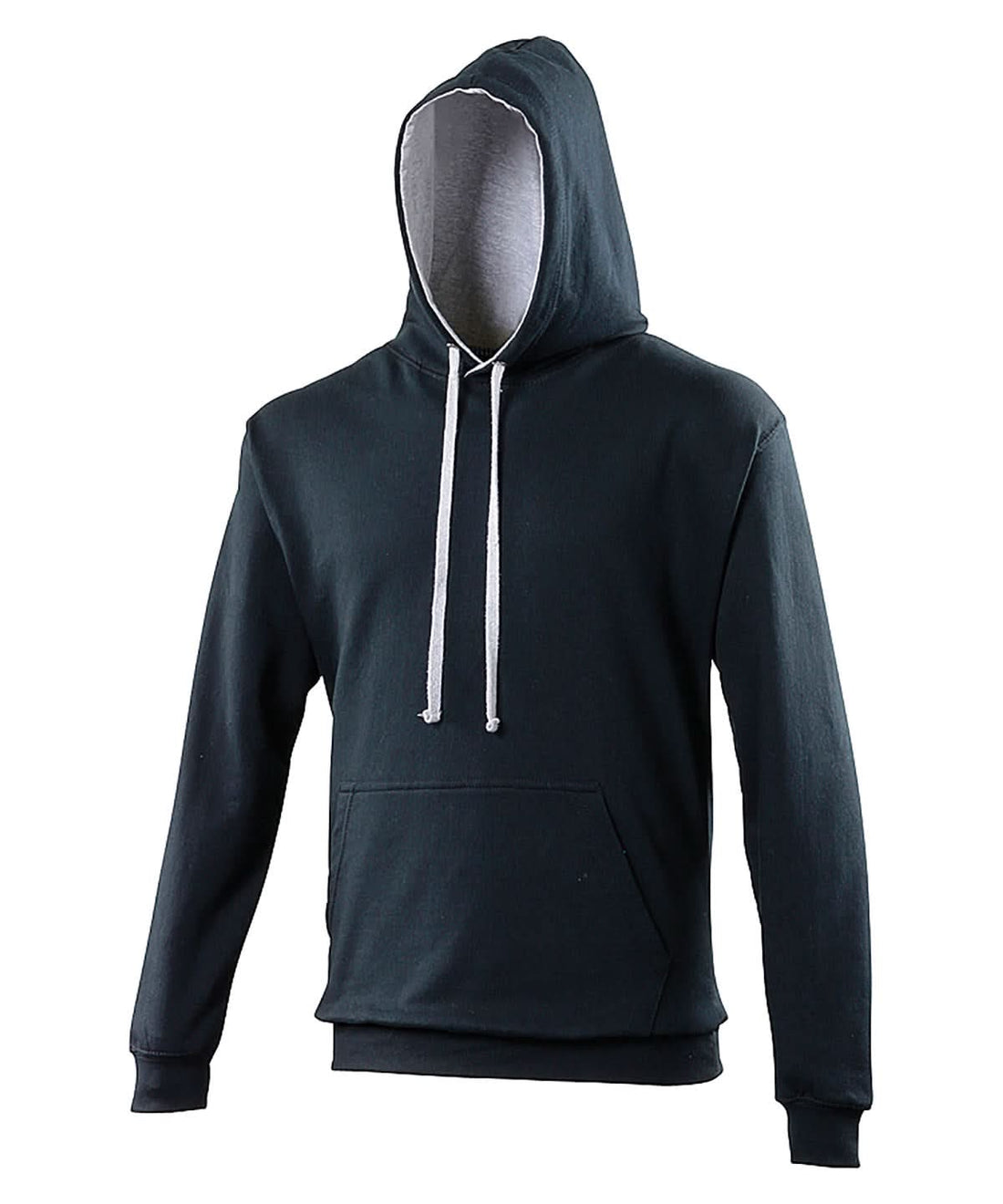 AWDis Just Hoods Varsity Hoodie New French Navyheather Grey JH003 - New French Navyheather Grey - Customisable Hoodies