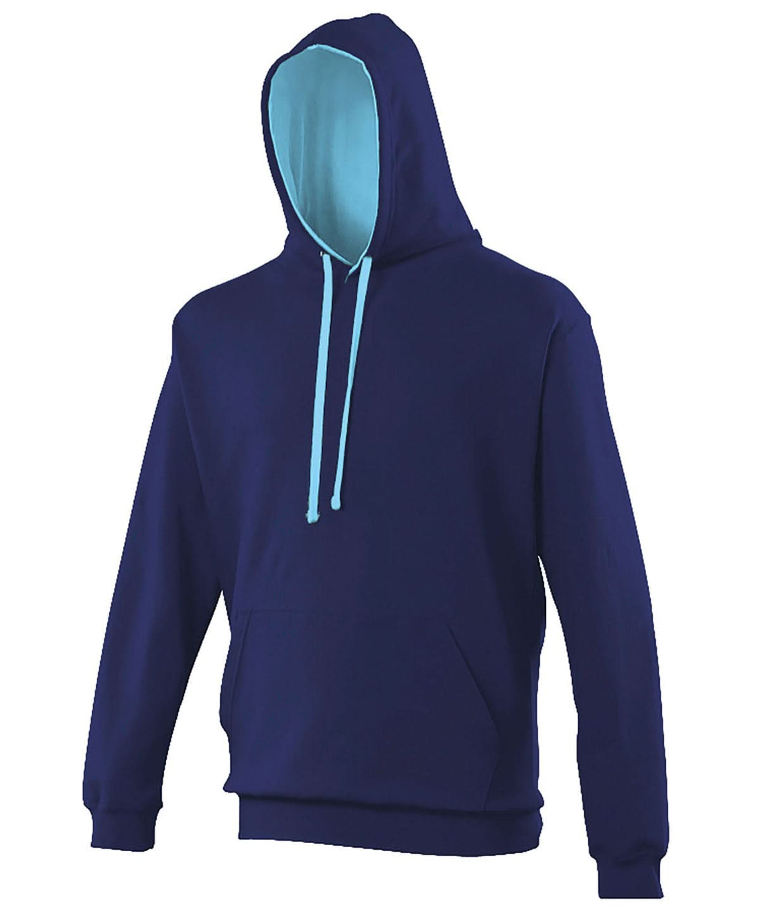 AWDis Just Hoods Varsity Hoodie Oxford Navyhawaiian Blue JH003 - Oxford Navyhawaiian Blue - Customisable Hoodies