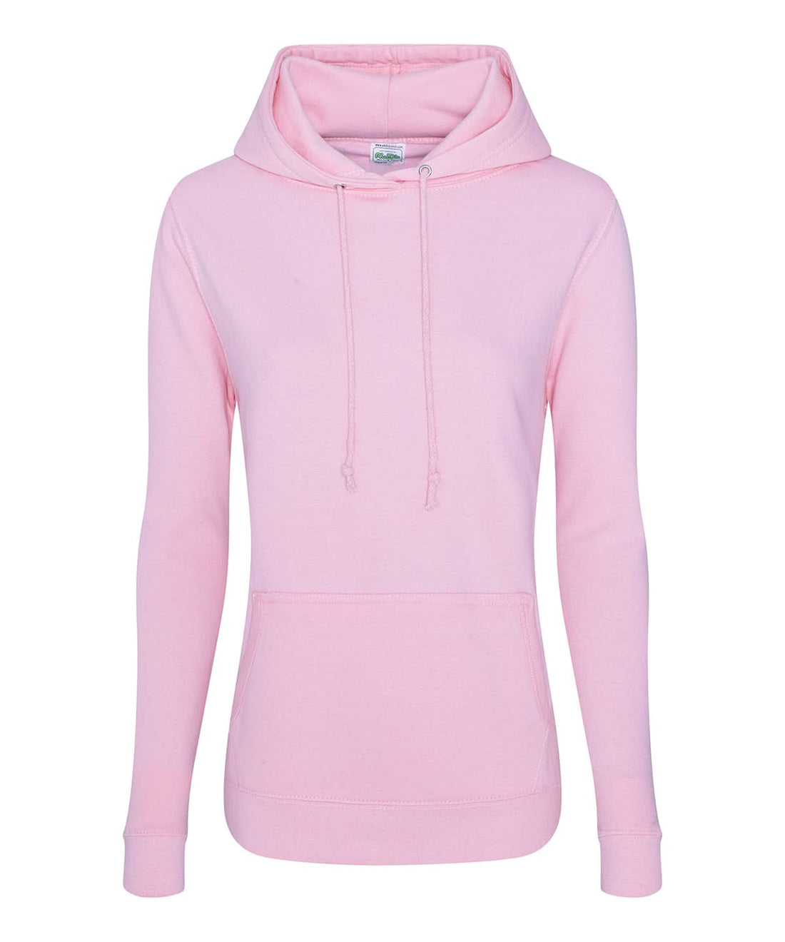 AWDis Just Hoods Womens College Hoodie Baby Pink JH01F - Baby Pink - Customisable Hoodies