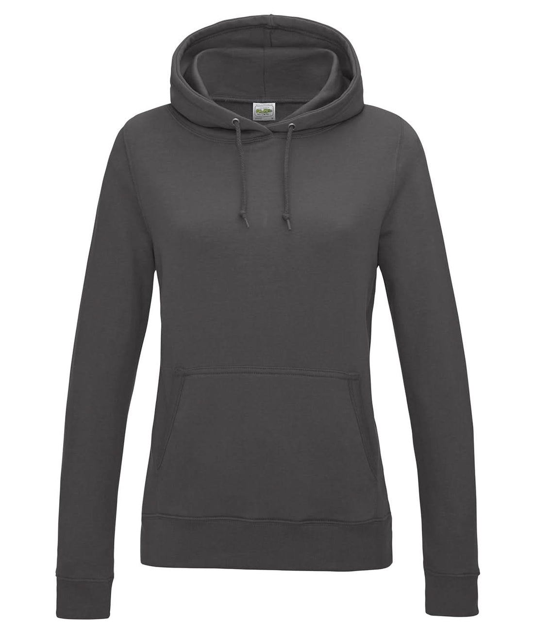 AWDis Just Hoods Womens College Hoodie Charcoal JH01F - Charcoal - Customisable Hoodies