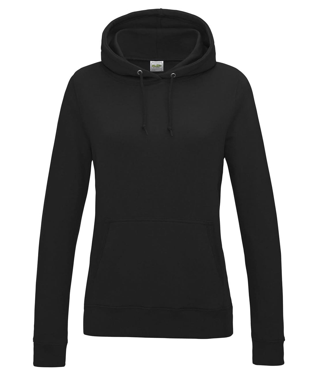 AWDis Just Hoods Womens College Hoodie Jet Black JH01F - Jet Black - Customisable Hoodies