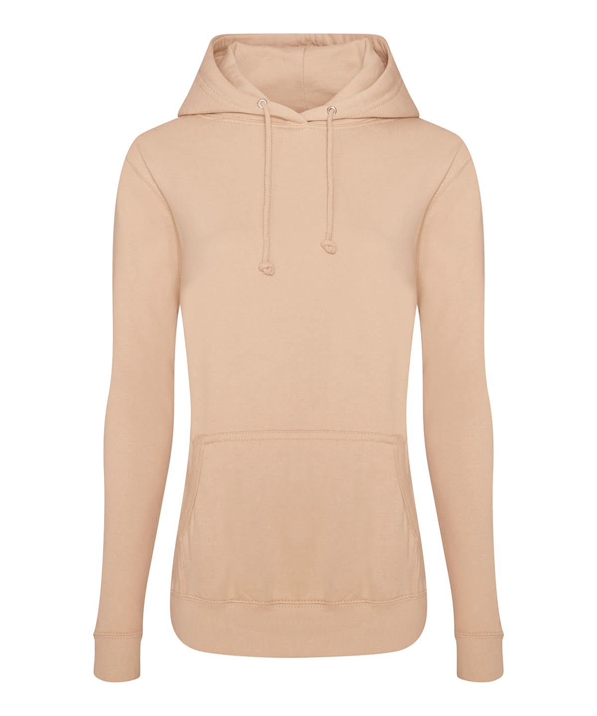 AWDis Just Hoods Womens College Hoodie Nude JH01F - Nude - Customisable Hoodies