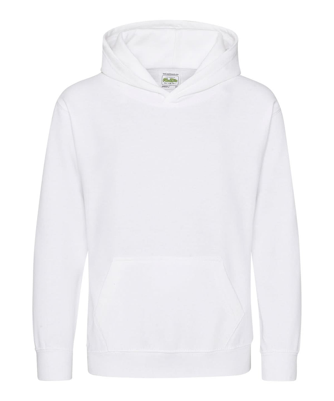 AWDis Just Hoods Kids Hoodie Arctic White JH01J - Arctic White - Customisable Hoodies