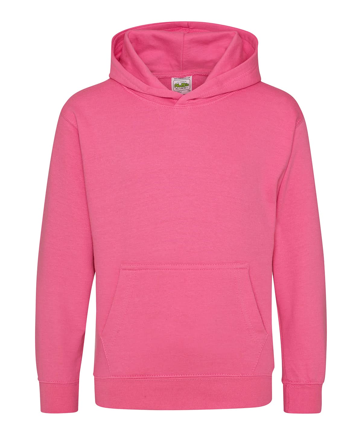 AWDis Just Hoods Kids Hoodie Candyfloss Pink JH01J - Candyfloss Pink - Customisable Hoodies