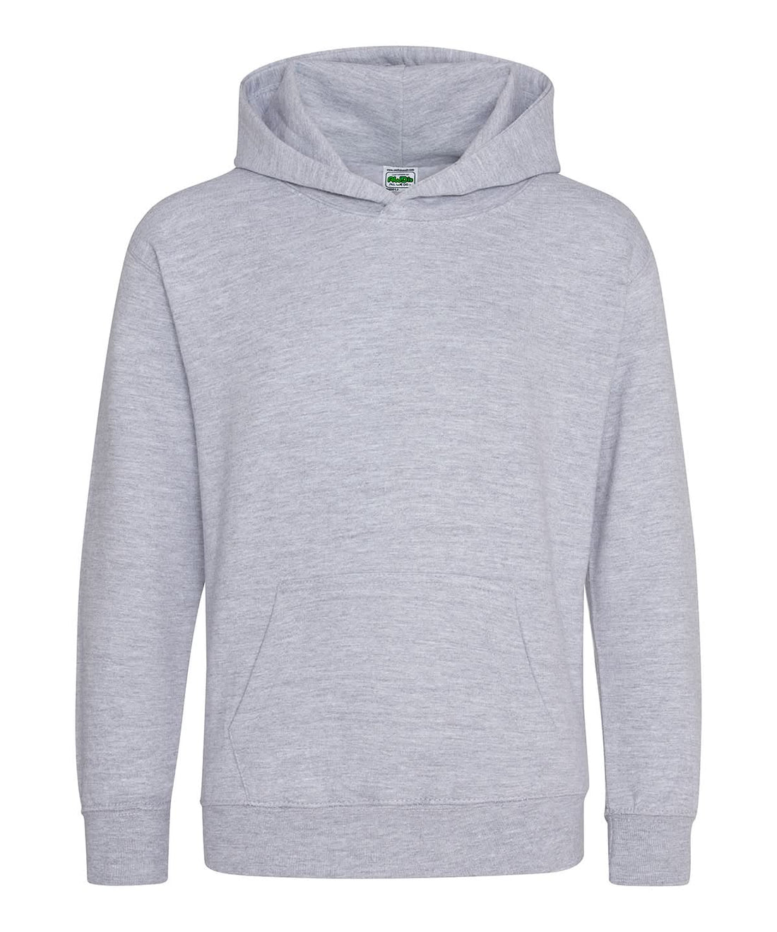 AWDis Just Hoods Kids Hoodie Heather Grey JH01J - Heather Grey - Customisable Hoodies