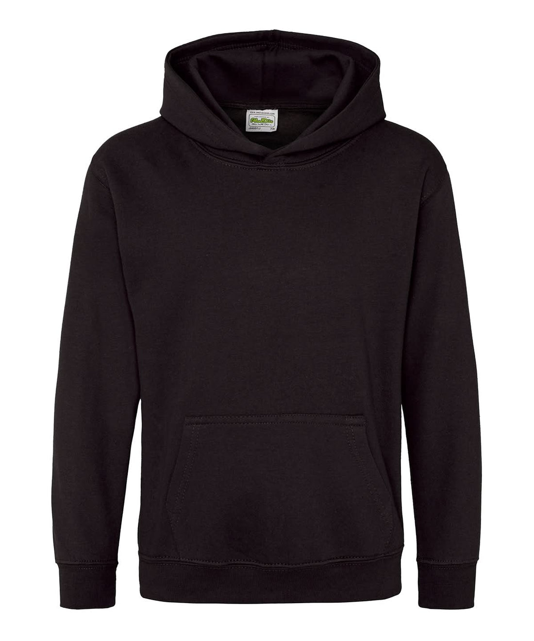 AWDis Just Hoods Kids Hoodie Jet Black JH01J - Jet Black - Customisable Hoodies