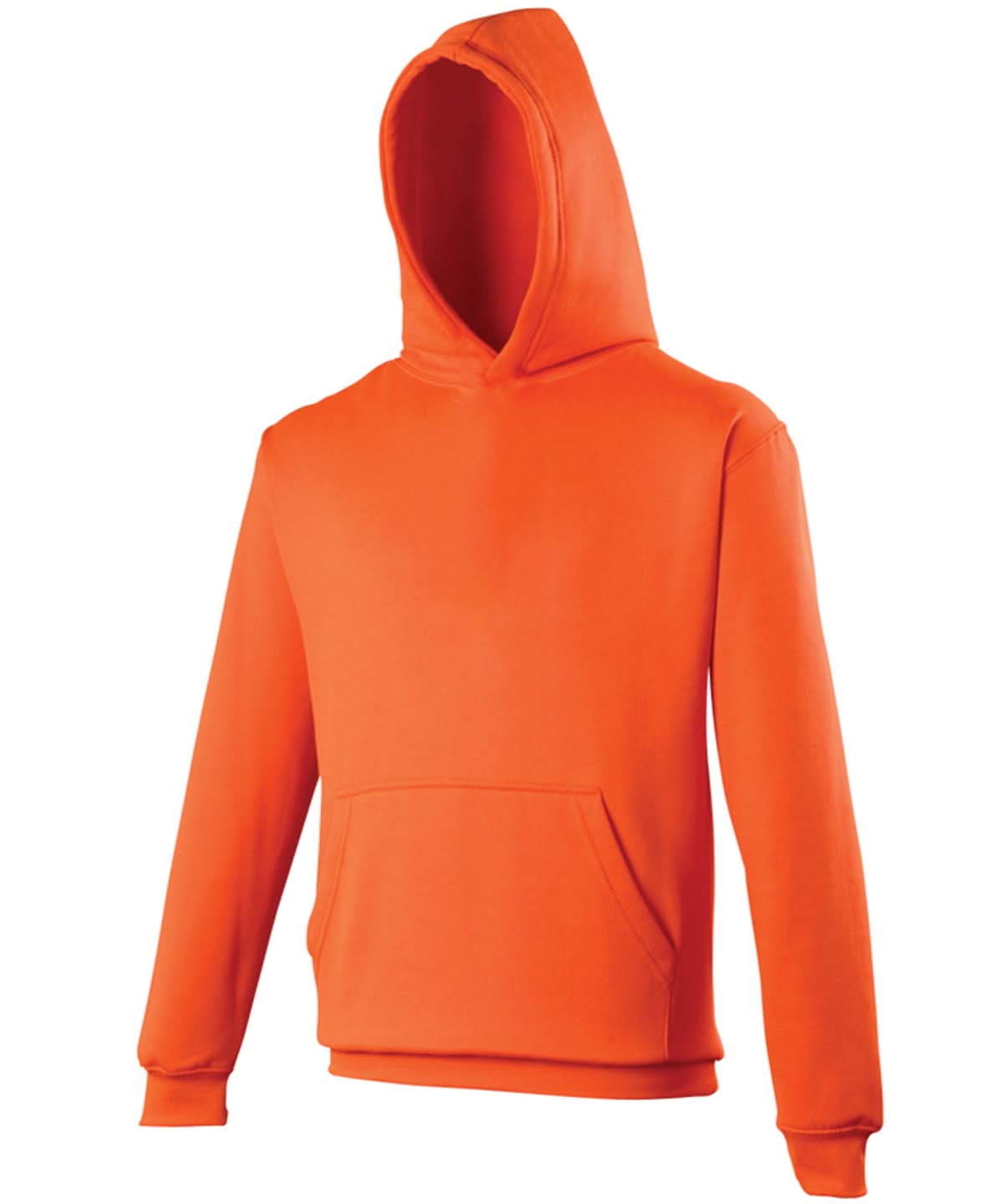 AWDis Just Hoods Kids electric hoodie JH04J - Electric Orange - Customisable Hoodies