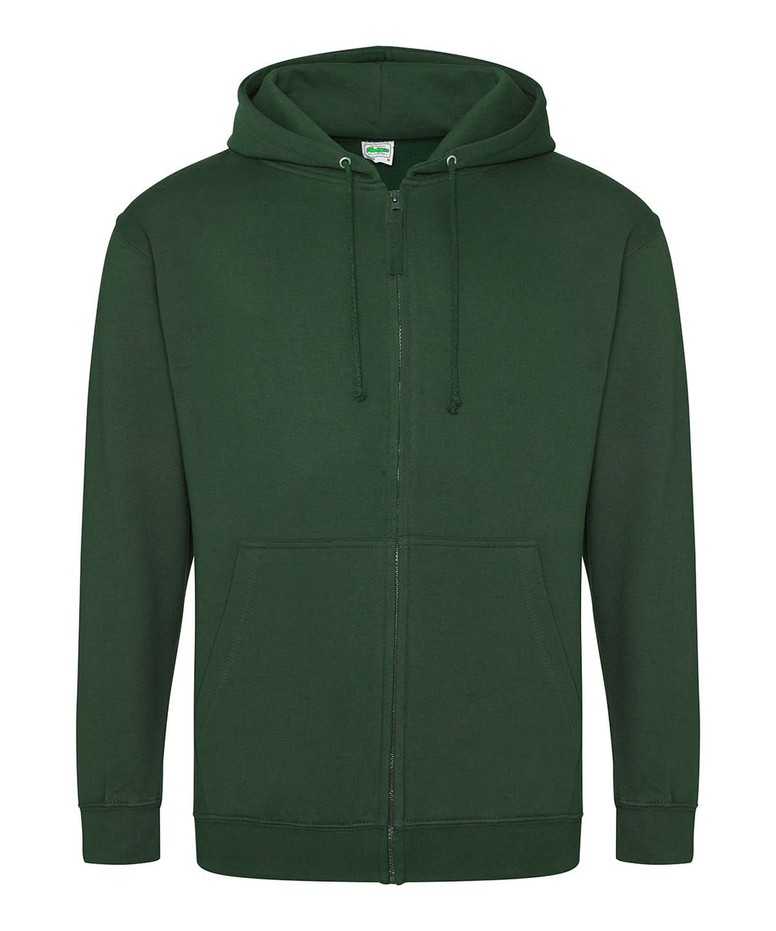 AWDis Just Hoods Zoodie Bottle Green JH050 - Bottle Green - Customisable Hoodies