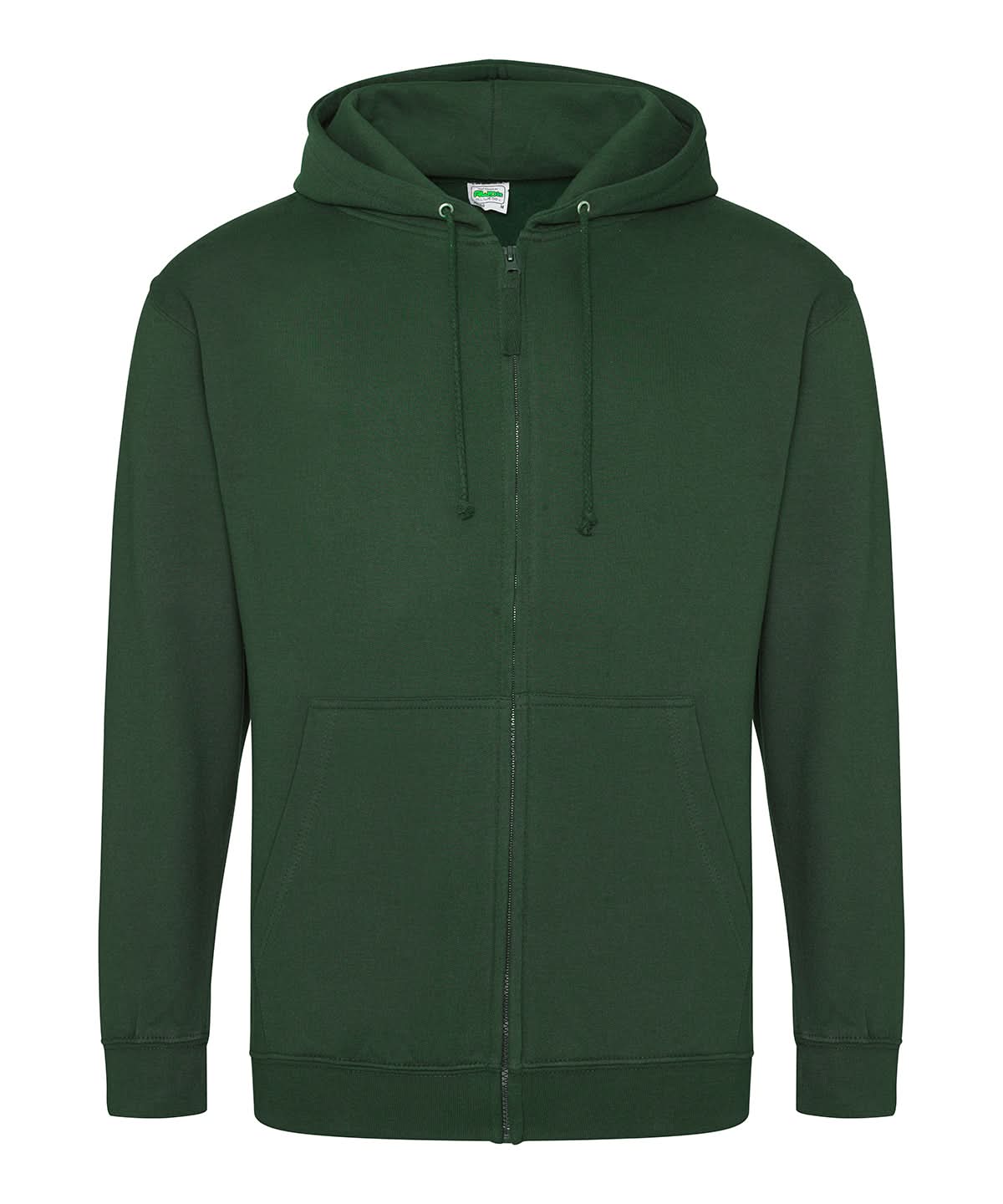 AWDis Just Hoods Zoodie Bottle Green JH050 - Bottle Green - Customisable Hoodies