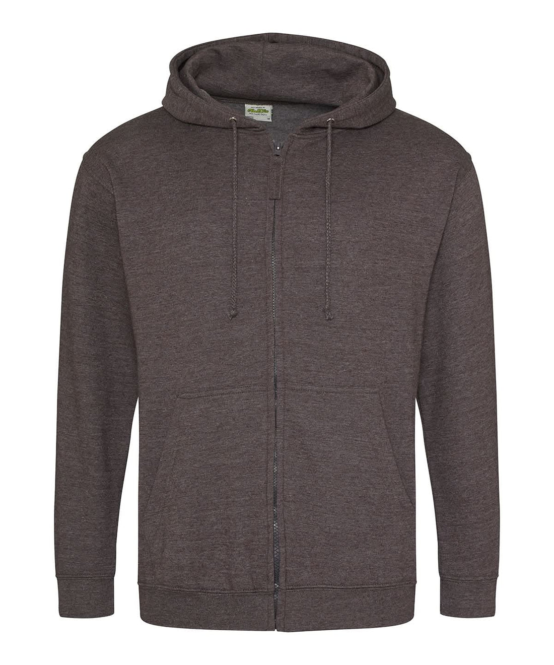 AWDis Just Hoods Zoodie Charcoal JH050 - Charcoal - Customisable Hoodies