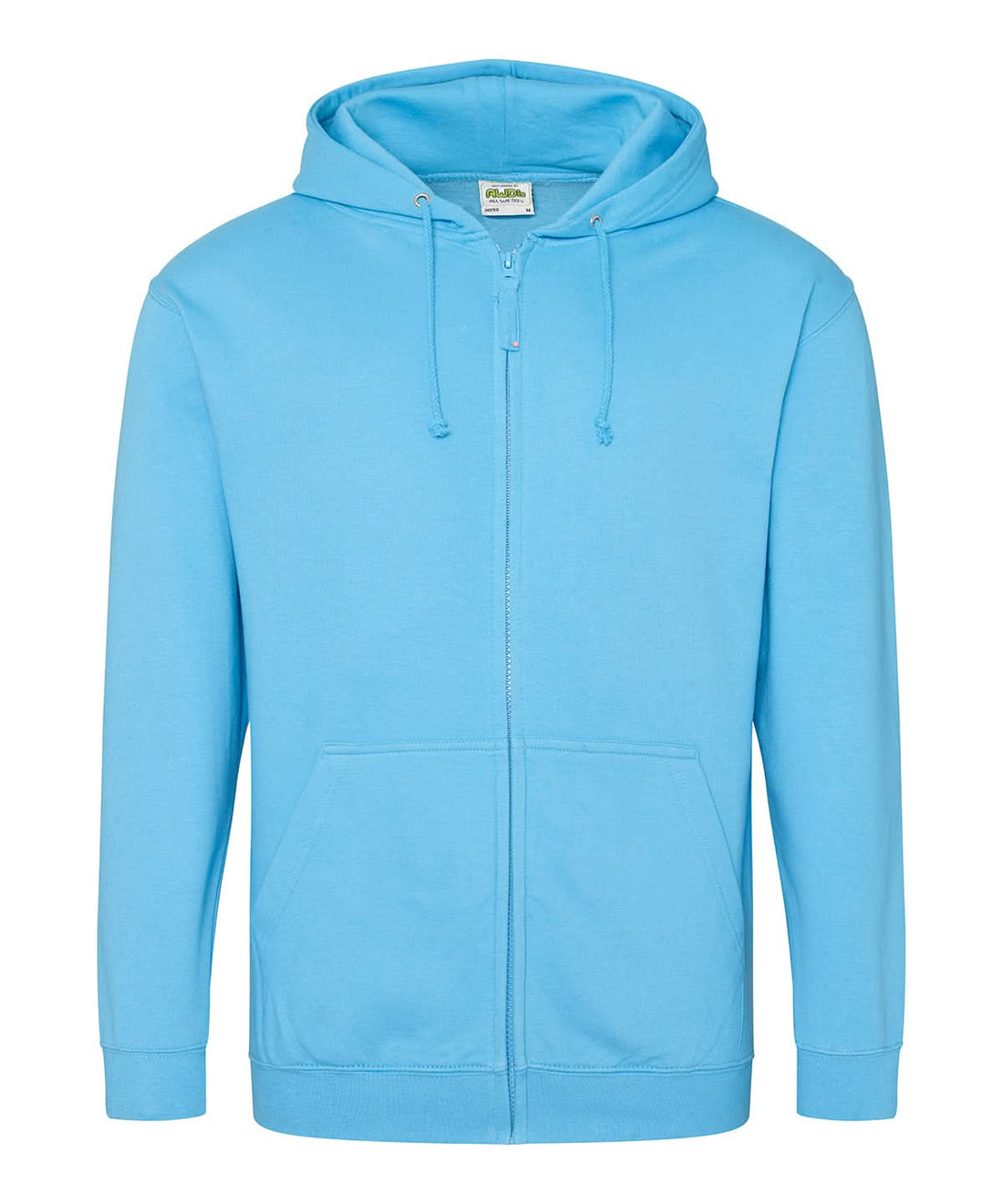 AWDis Just Hoods Zoodie Hawaiian Blue JH050 - Hawaiian Blue - Customisable Hoodies