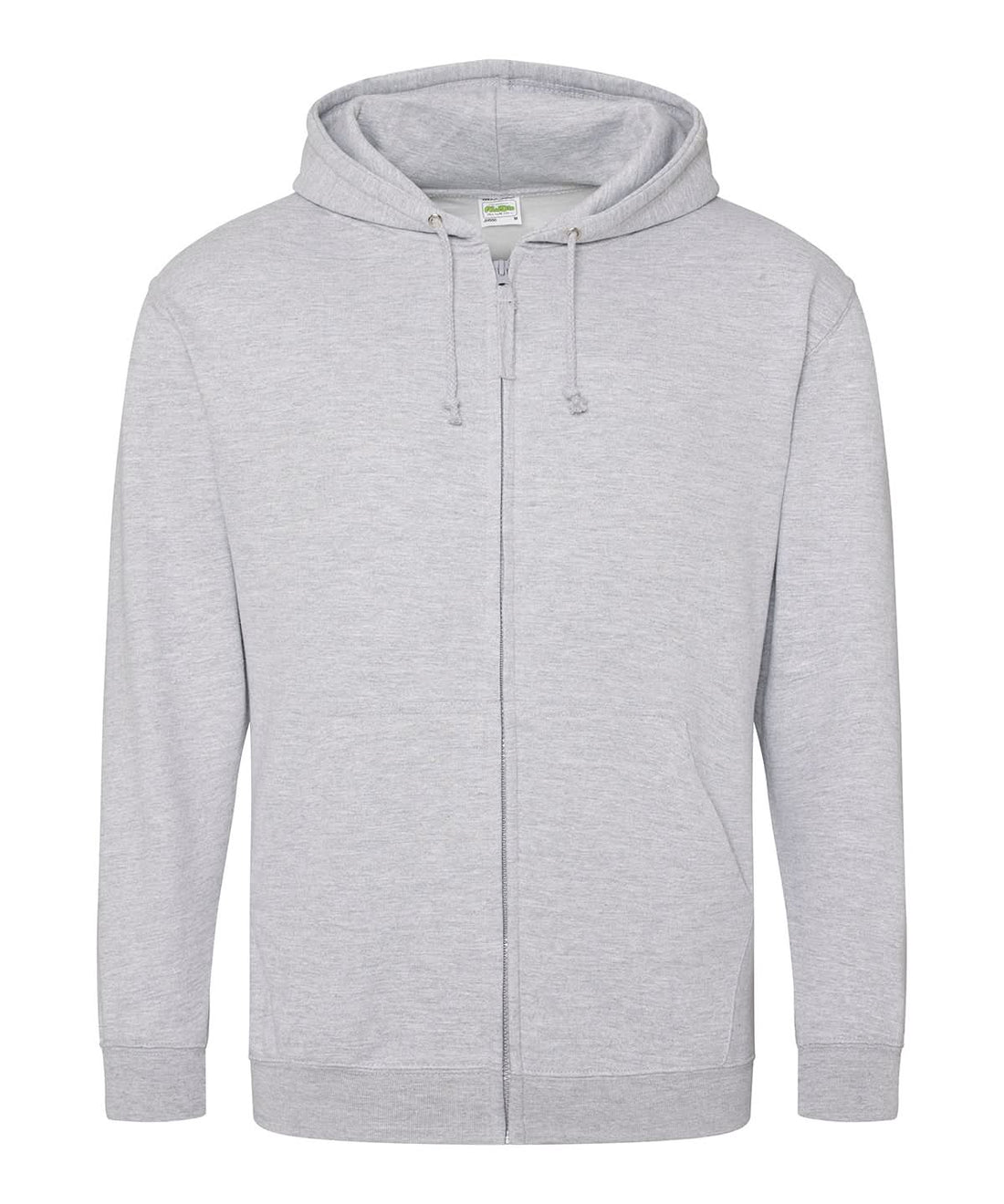 AWDis Just Hoods Zoodie Heather Grey JH050 - Heather Grey - Customisable Hoodies