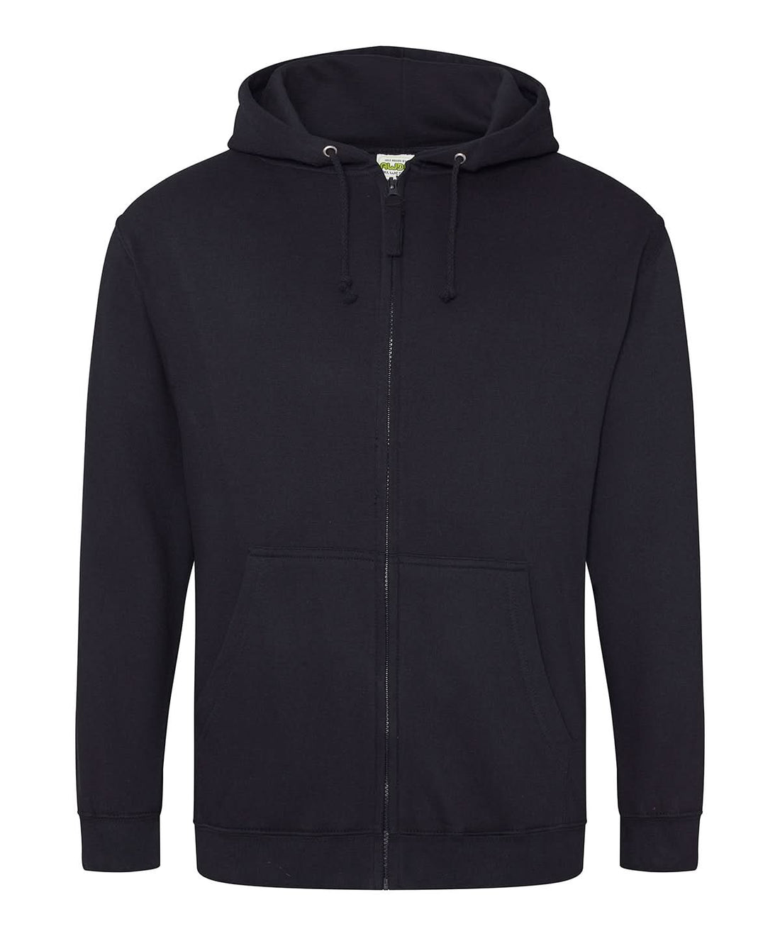 AWDis Just Hoods Zoodie Jet Black JH050 - Jet Black - Customisable Hoodies