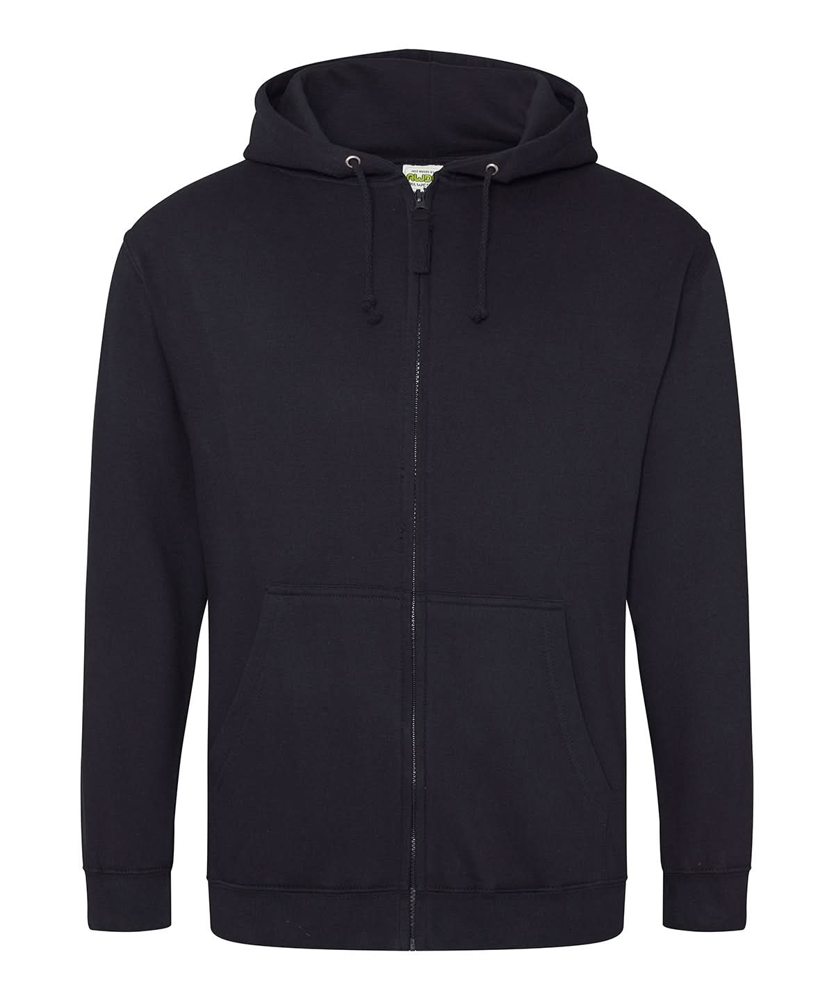 AWDis Just Hoods Zoodie Jet Black JH050 - Jet Black - Customisable Hoodies