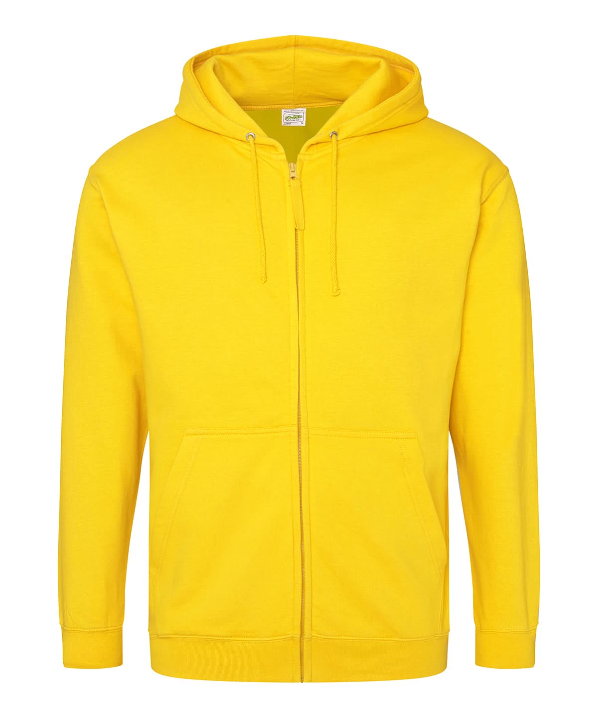 AWDis Just Hoods Zoodie Sun Yellow JH050 - Sun Yellow - Customisable Hoodies
