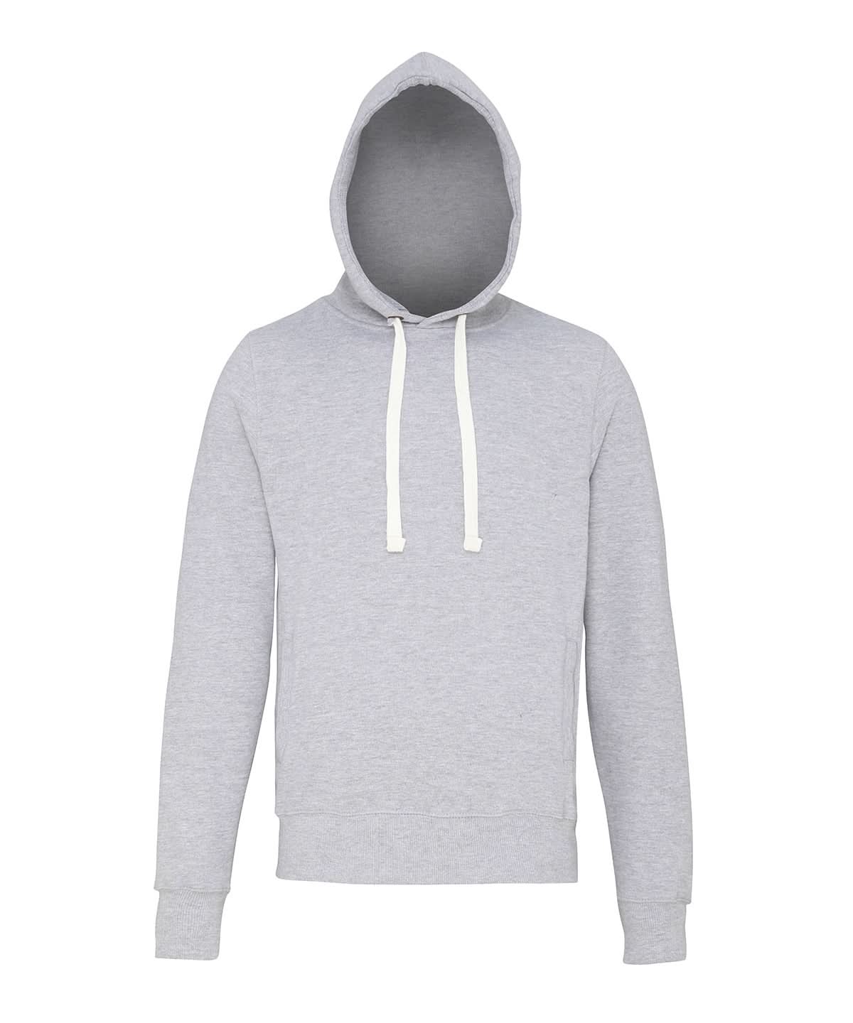 AWDis Just Hoods Chunky hoodie JH100 - Heather Grey - Customisable Hoodies
