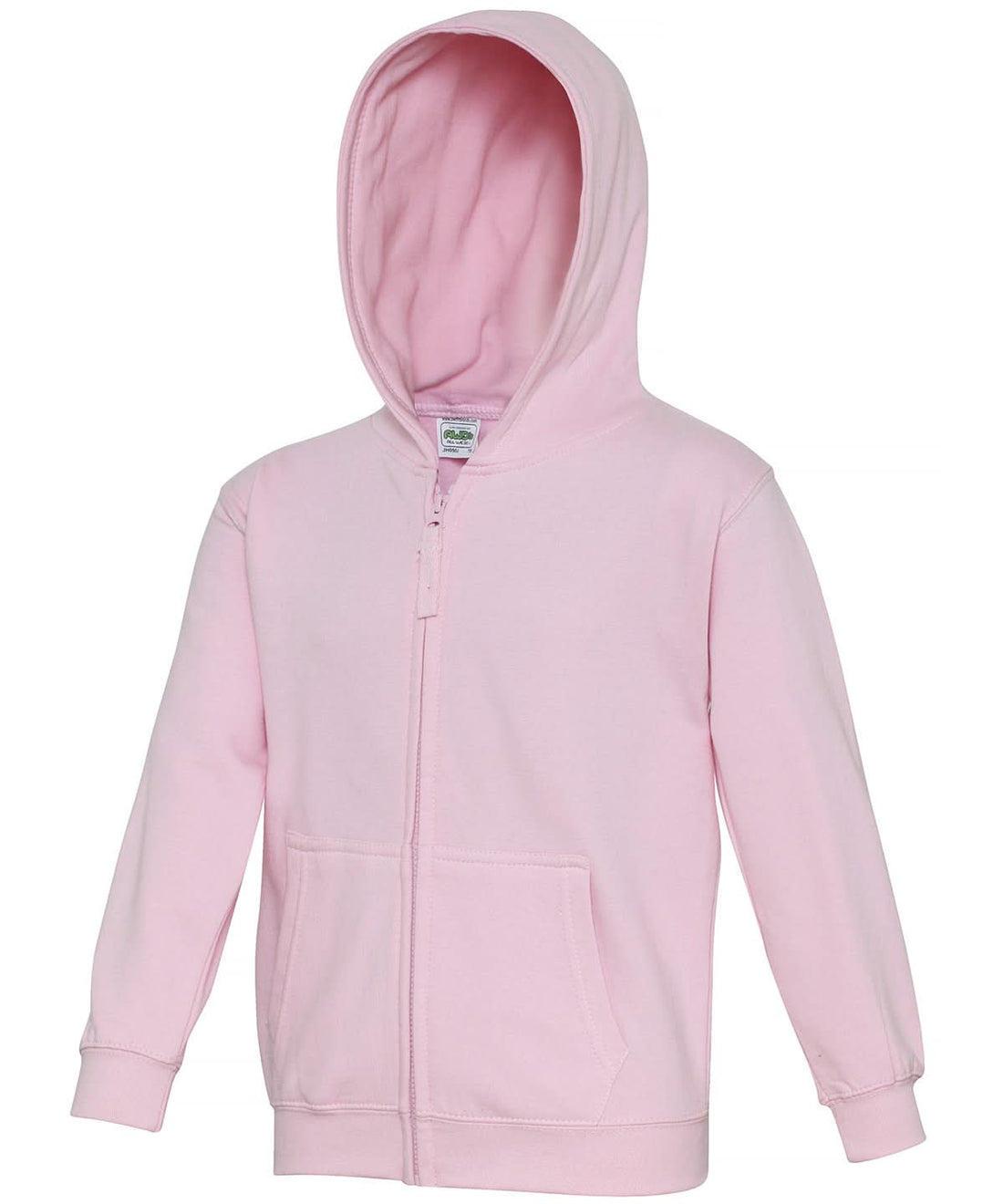 AWDis Just Hoods Kids zoodie JH50J - Baby Pink - Customisable Hoodies