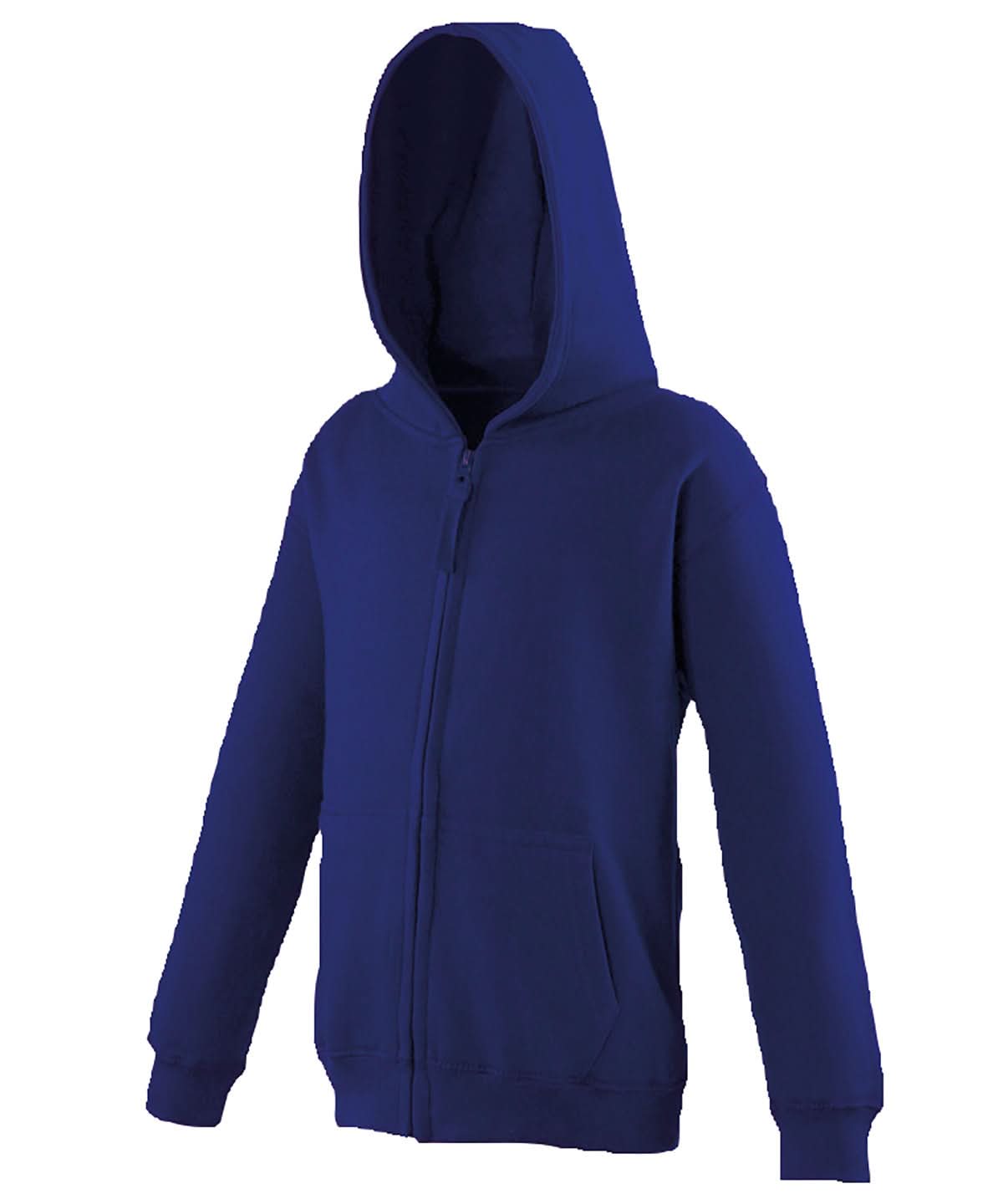 AWDis Just Hoods Kids zoodie JH50J - Oxford Navy - Customisable Hoodies