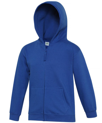 AWDis Just Hoods Kids zoodie JH50J - Royal Blue - Customisable Hoodies
