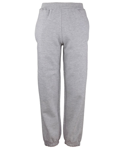 AWDis Just Hoods Kids cuffed sweatpants JH72J - Heather Grey - Customisable Sweatpants