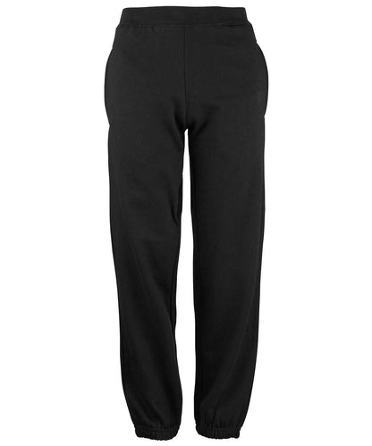 AWDis Just Hoods Kids cuffed sweatpants JH72J - Jet Black - Customisable Sweatpants