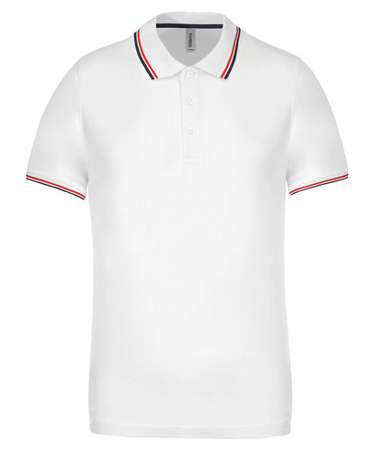 Kariban Short sleeve polo shirt kb250 - White - Customisable Polos