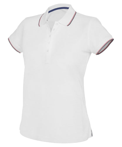 Kariban Womens short sleeve polo shirt KB251 - White - Customisable Polos