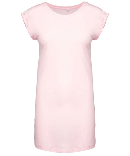 Kariban Ladies long T shirt KB388 - Pale Pink - Customisable T-Shirts