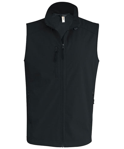 Kariban Mens softshell bodywarmer KB403 - Black - Customisable Gilets &amp; Body Warmers