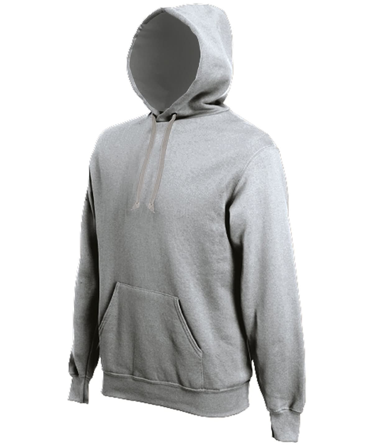 Kariban Hooded sweatshirt KB443 - Oxford Grey - Customisable Sweatshirts