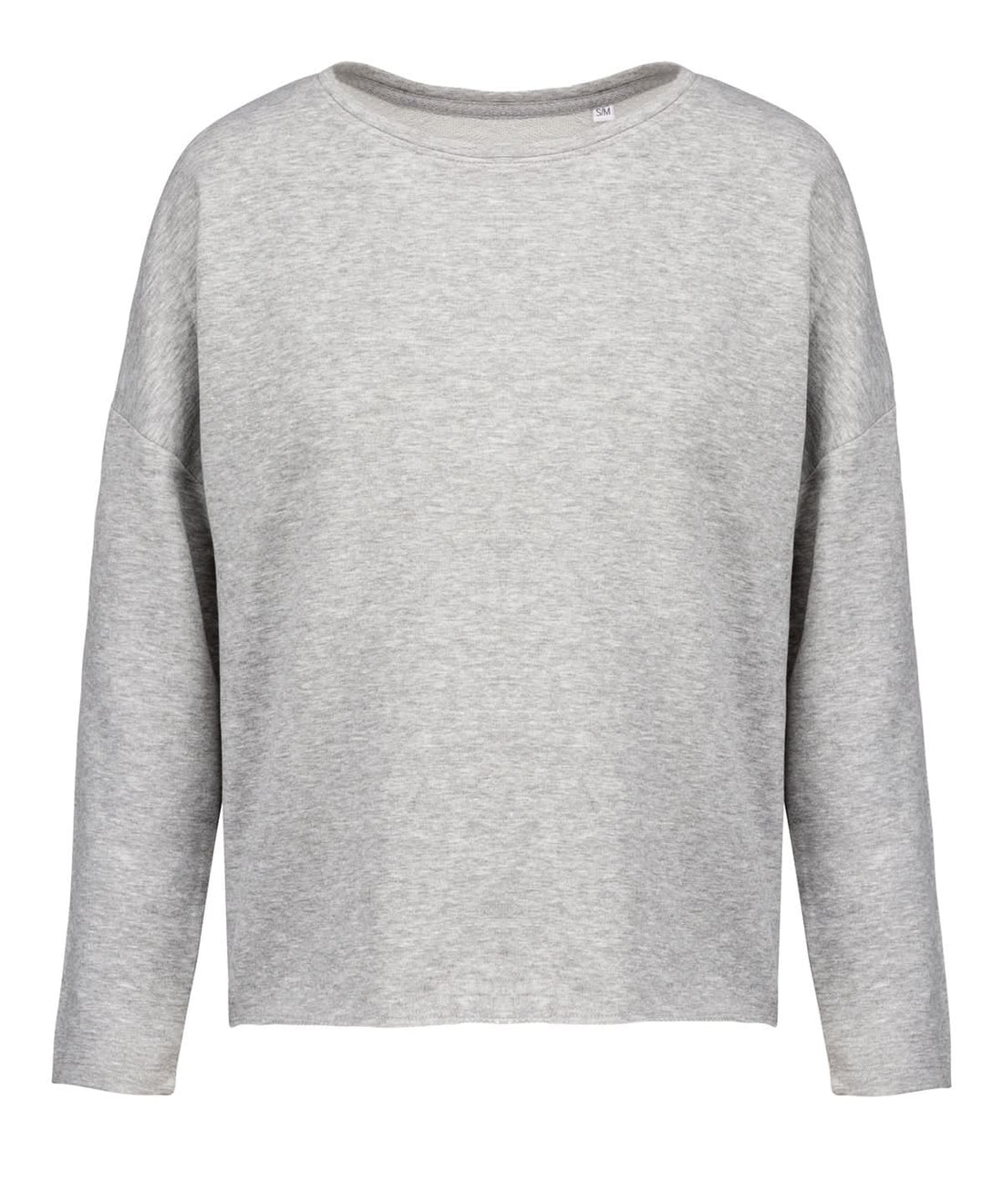 Kariban Ladies oversized sweatshirt KB471 - Light Grey Heather - Customisable Sweatshirts